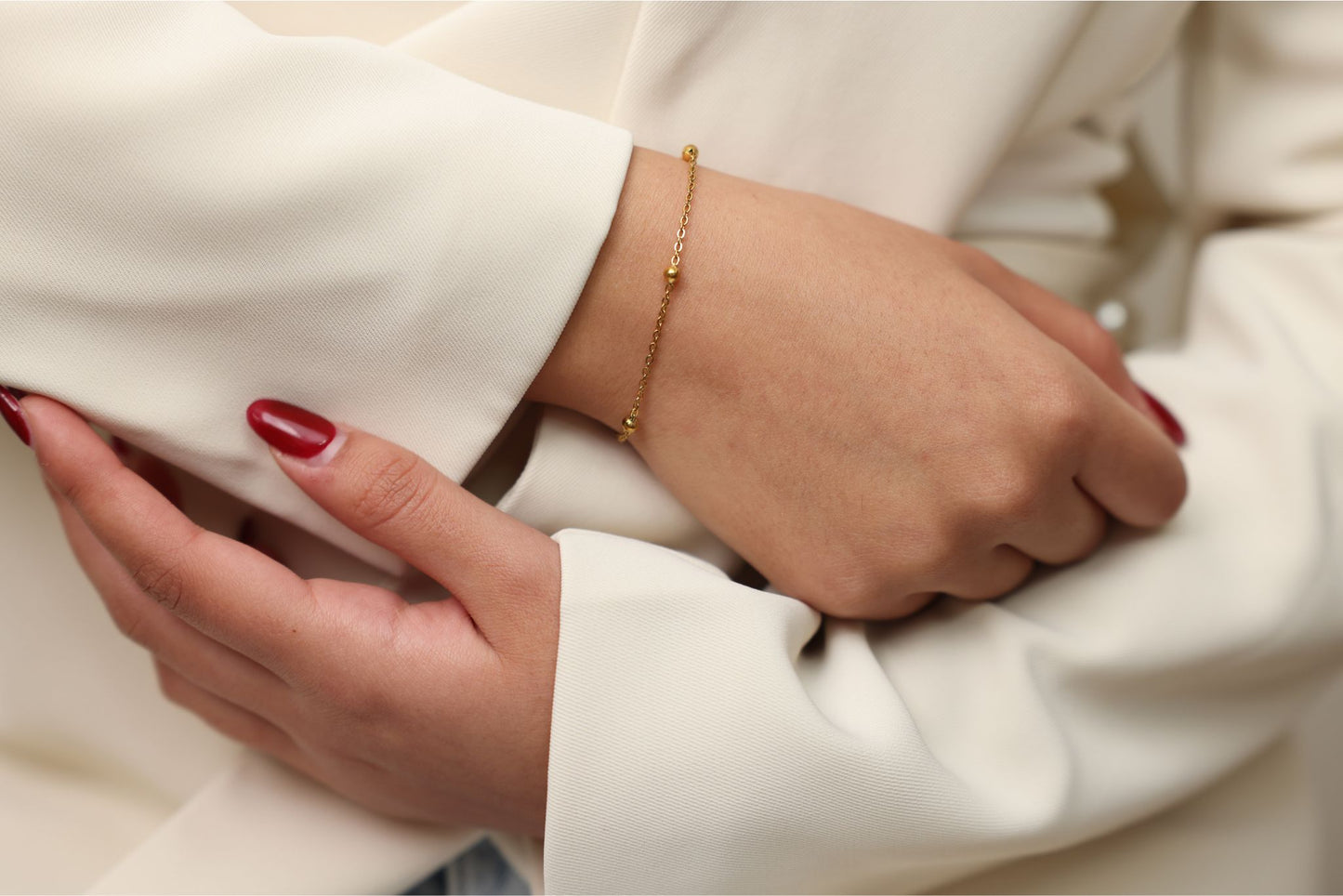 Golden Orbit Bracele