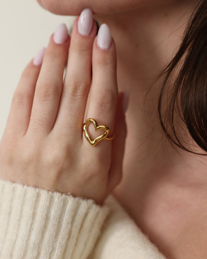 Golden Beat Ring