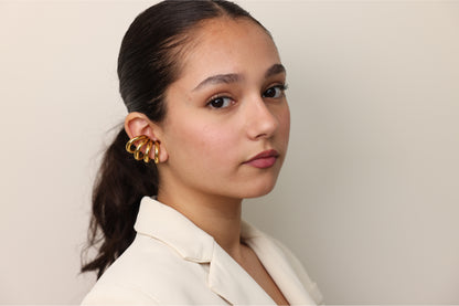 Stellar Spiral Ear Cuffs