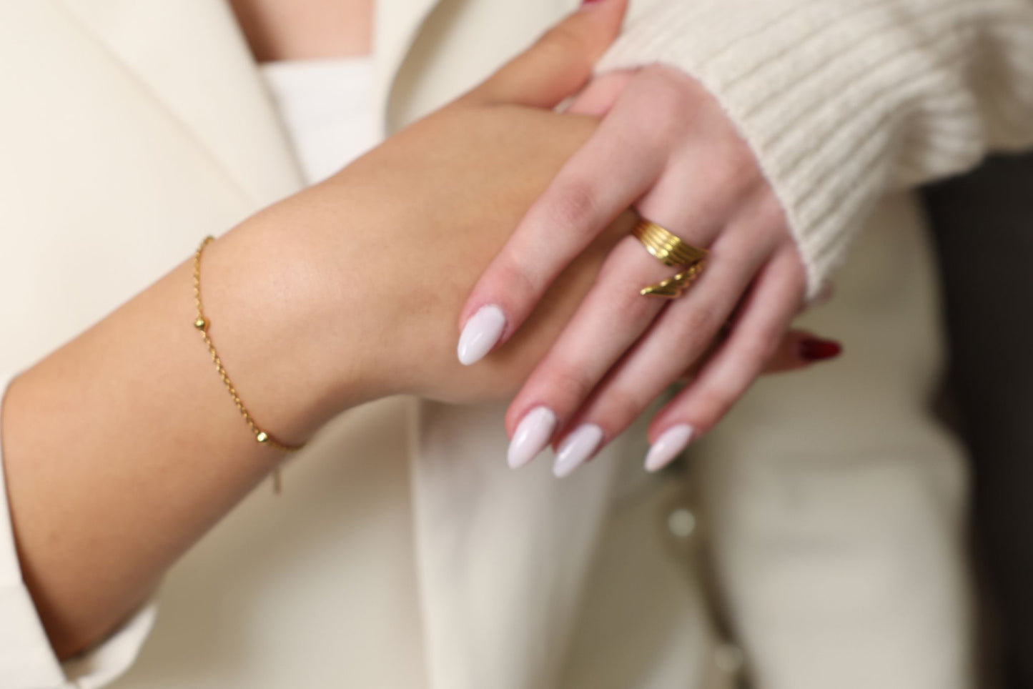 Golden Orbit Bracele